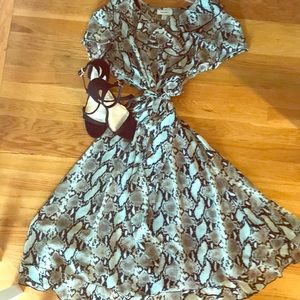 Dress Barn Snake Print Dress